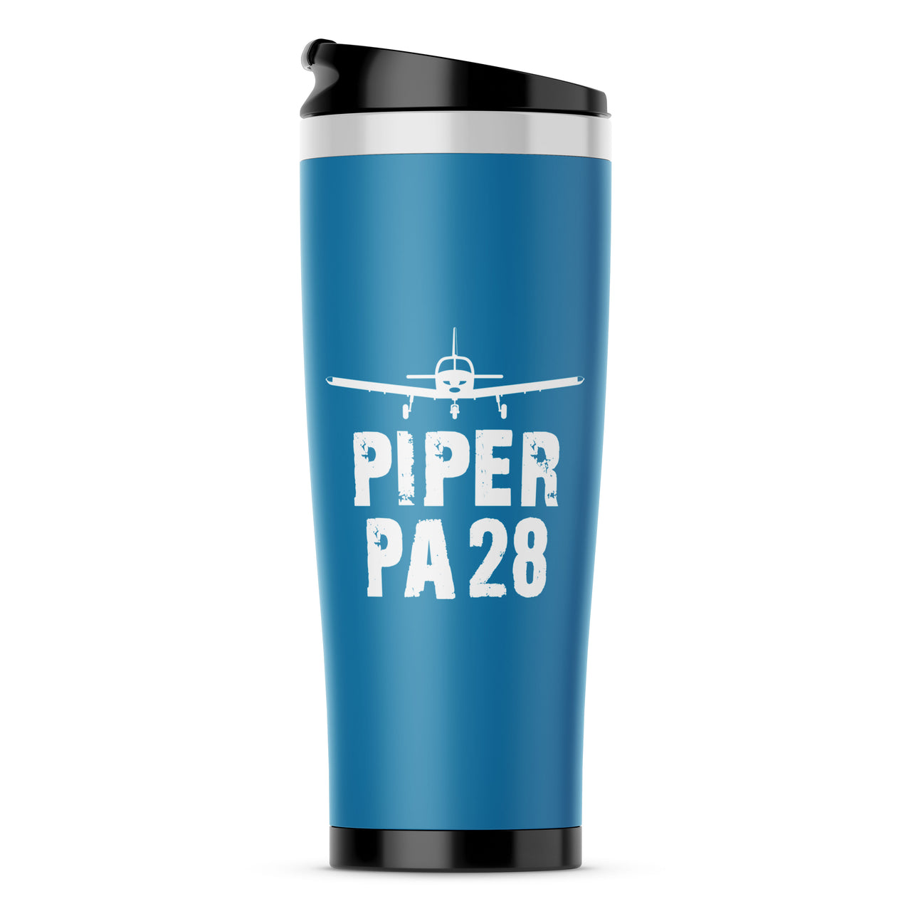 Piper PA28 & Plane Designed Stainless Steel Travel Mugs