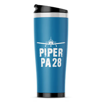 Thumbnail for Piper PA28 & Plane Designed Stainless Steel Travel Mugs