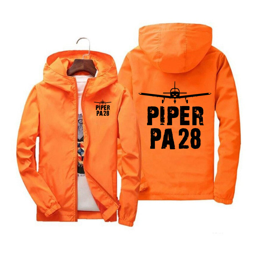 Piper PA28 & Plane Designed Windbreaker Jackets
