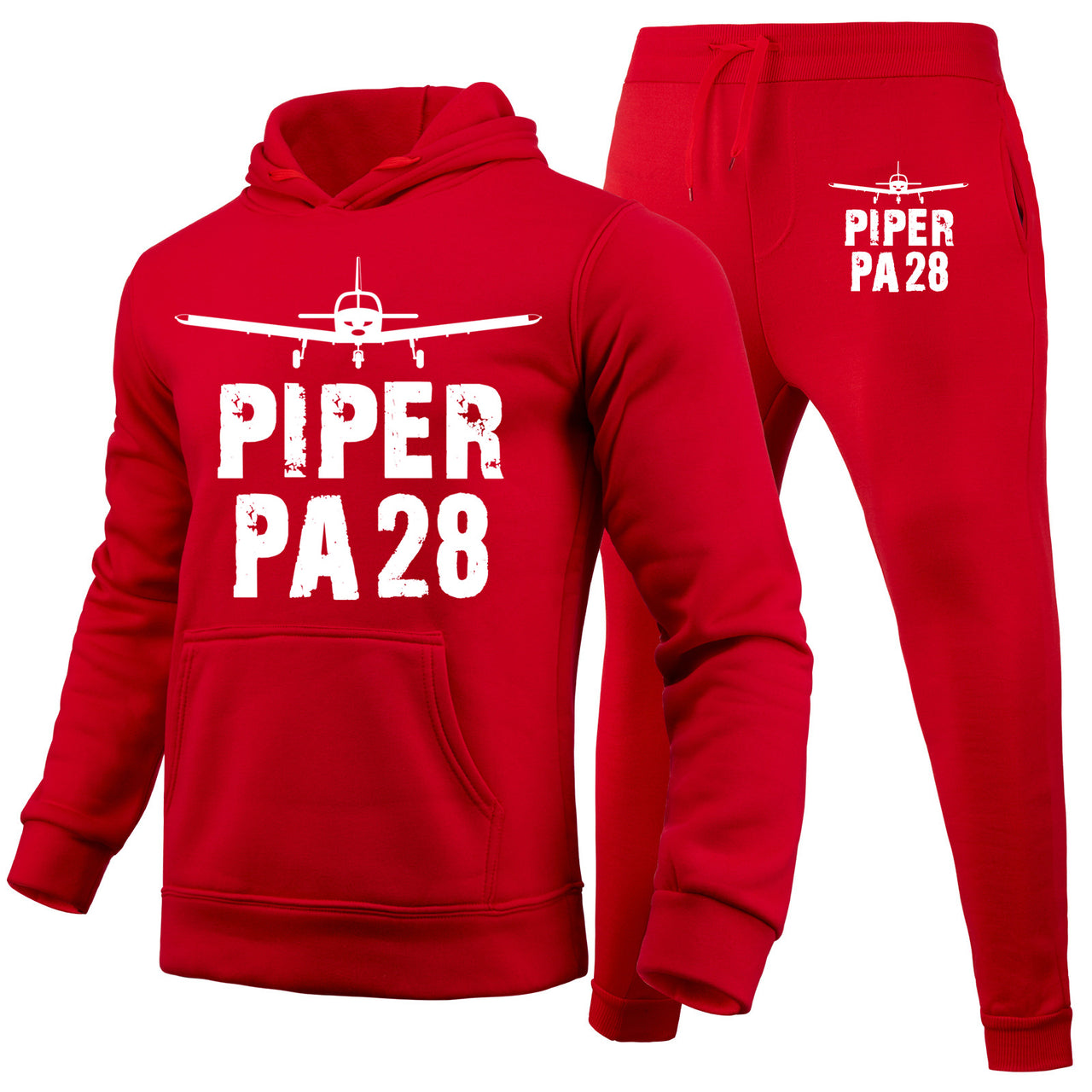Piper PA28 & Plane Designed Hoodies & Sweatpants Set