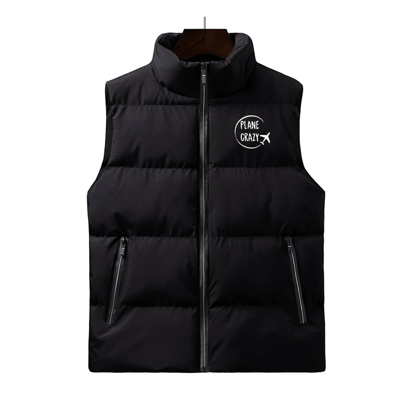 Plane Crazy Designed Puffy Vests
