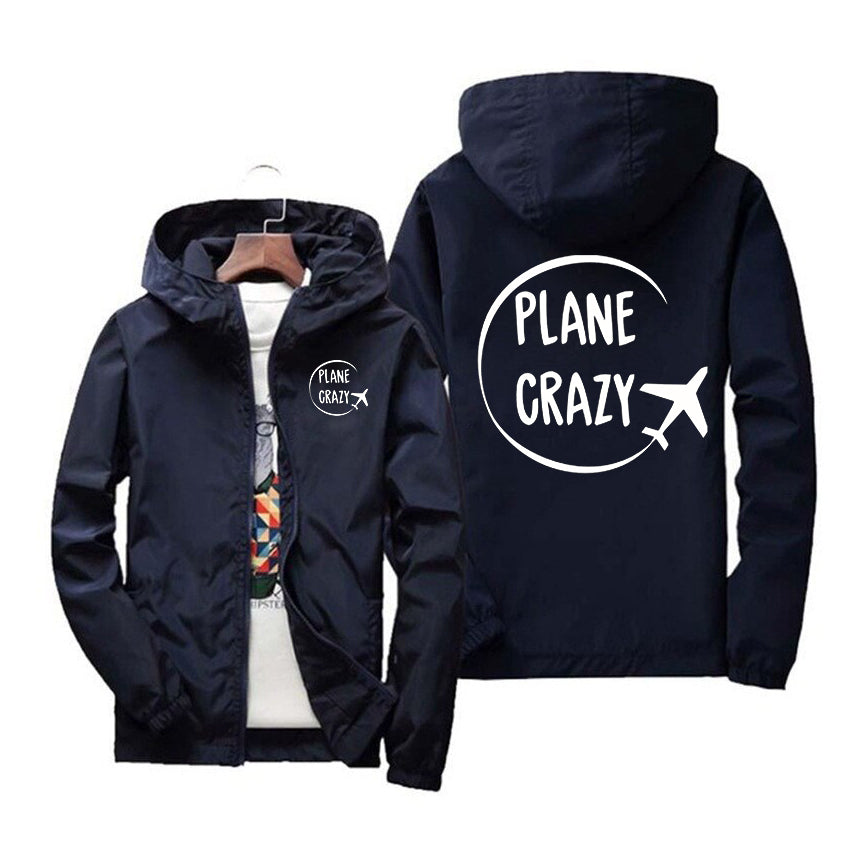 Plane Crazy Designed Windbreaker Jackets
