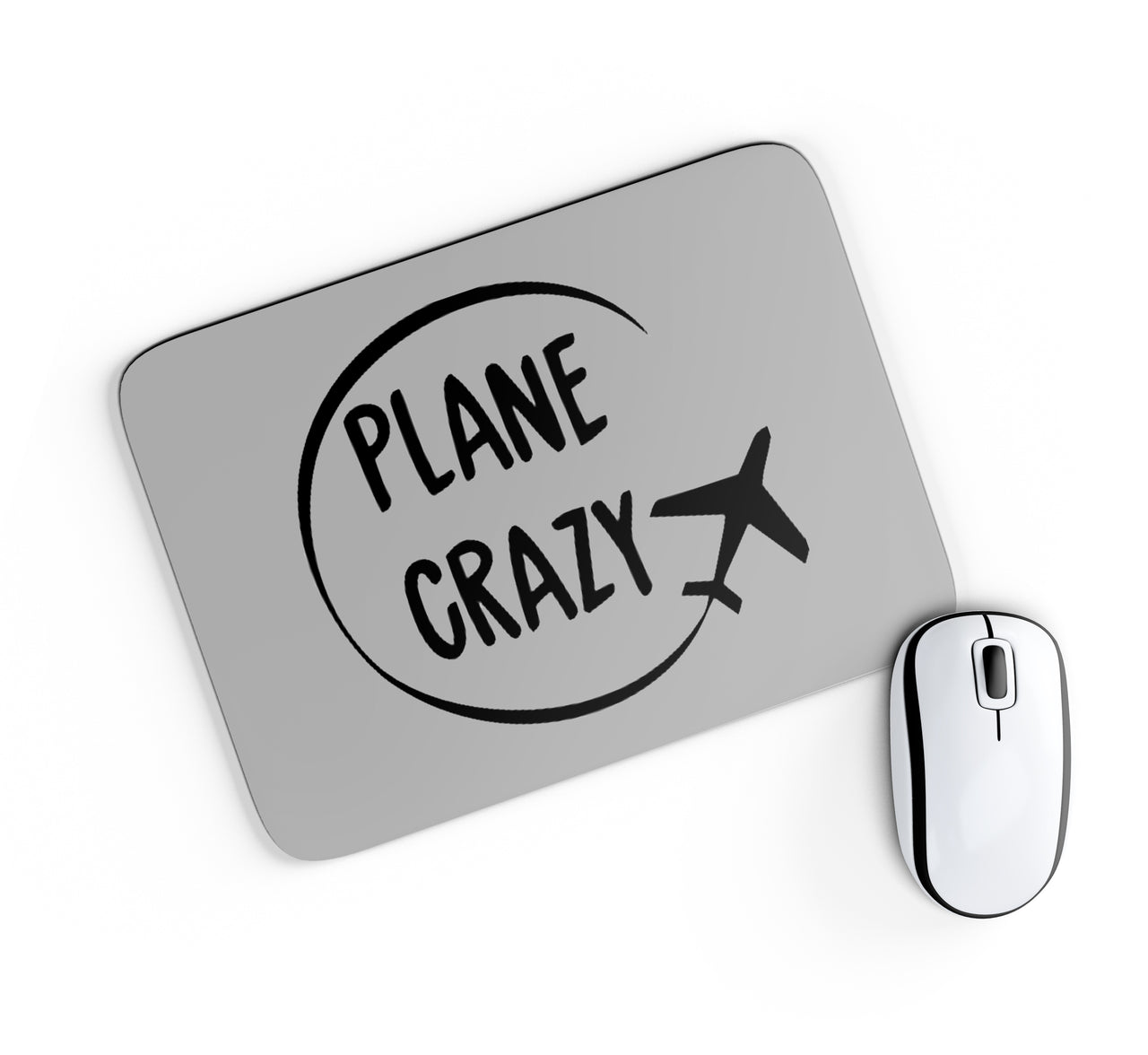 Plane Crazy Designed Mouse Pads