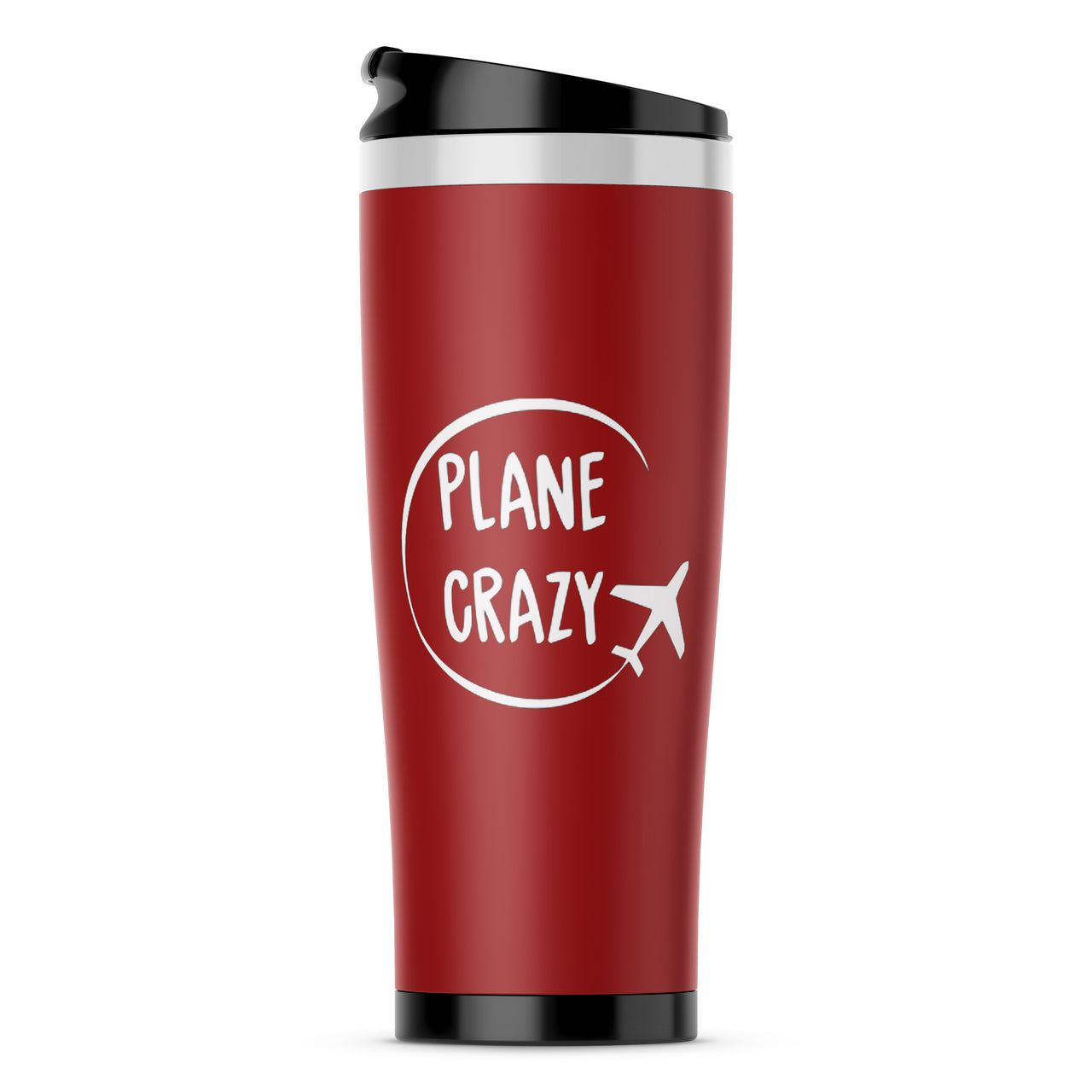 Plane Crazy Designed Travel Mugs