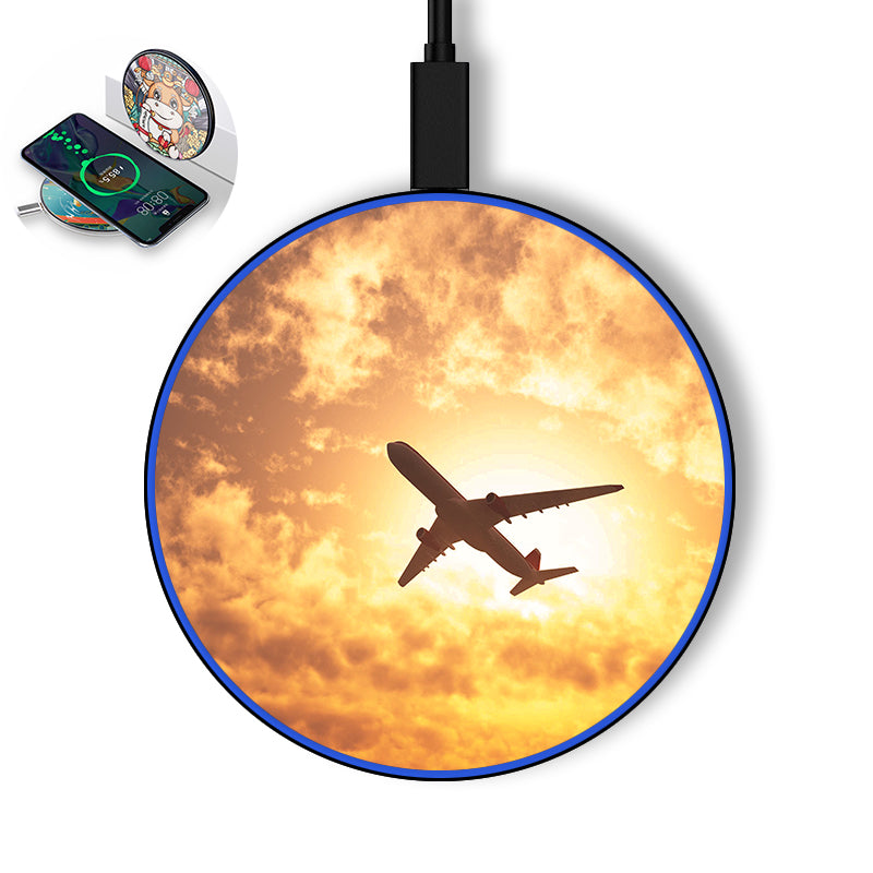 Plane Passing By Designed Wireless Chargers
