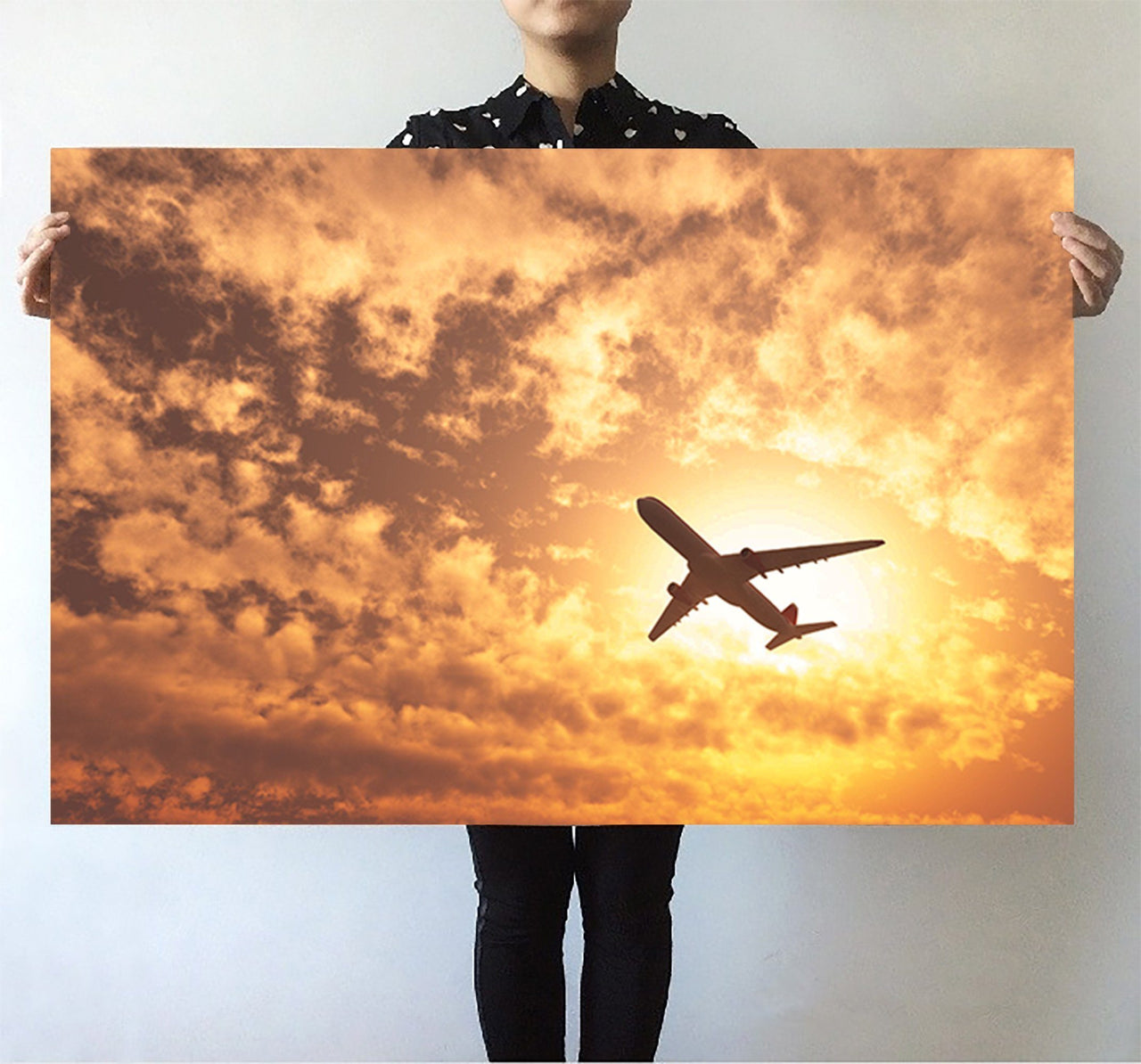 Plane Passing By Printed Posters Aviation Shop 