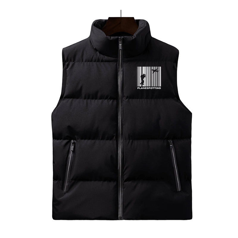 Planespotting Designed Puffy Vests