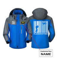 Thumbnail for Planespotting Designed Thick Winter Jackets