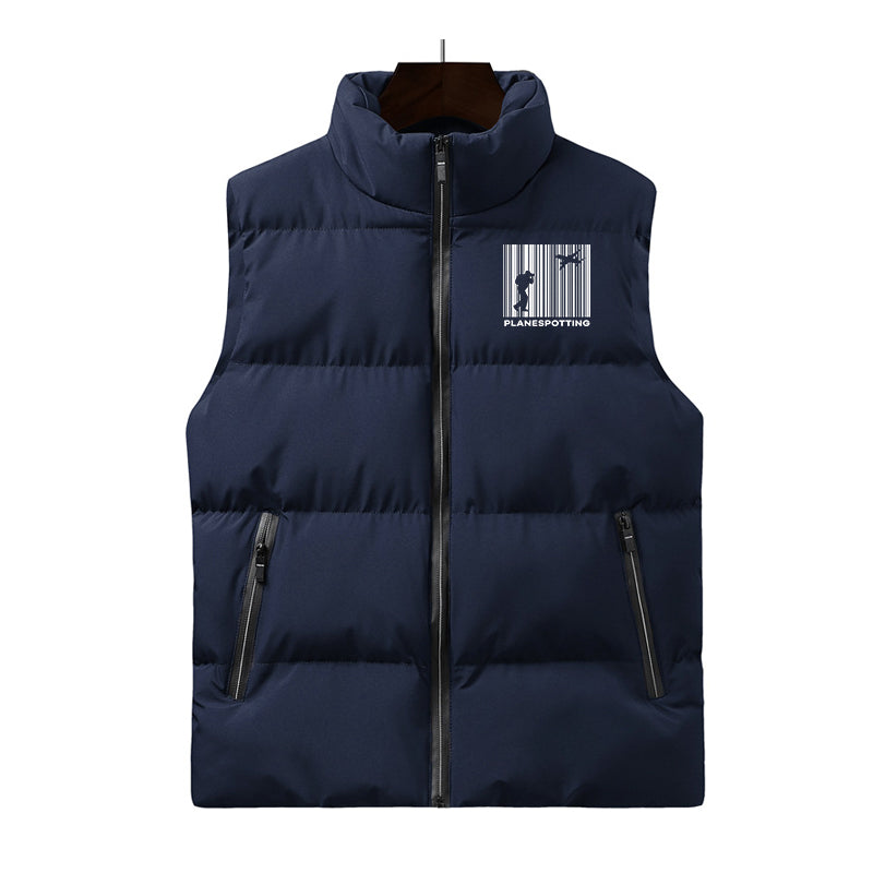 Planespotting Designed Puffy Vests
