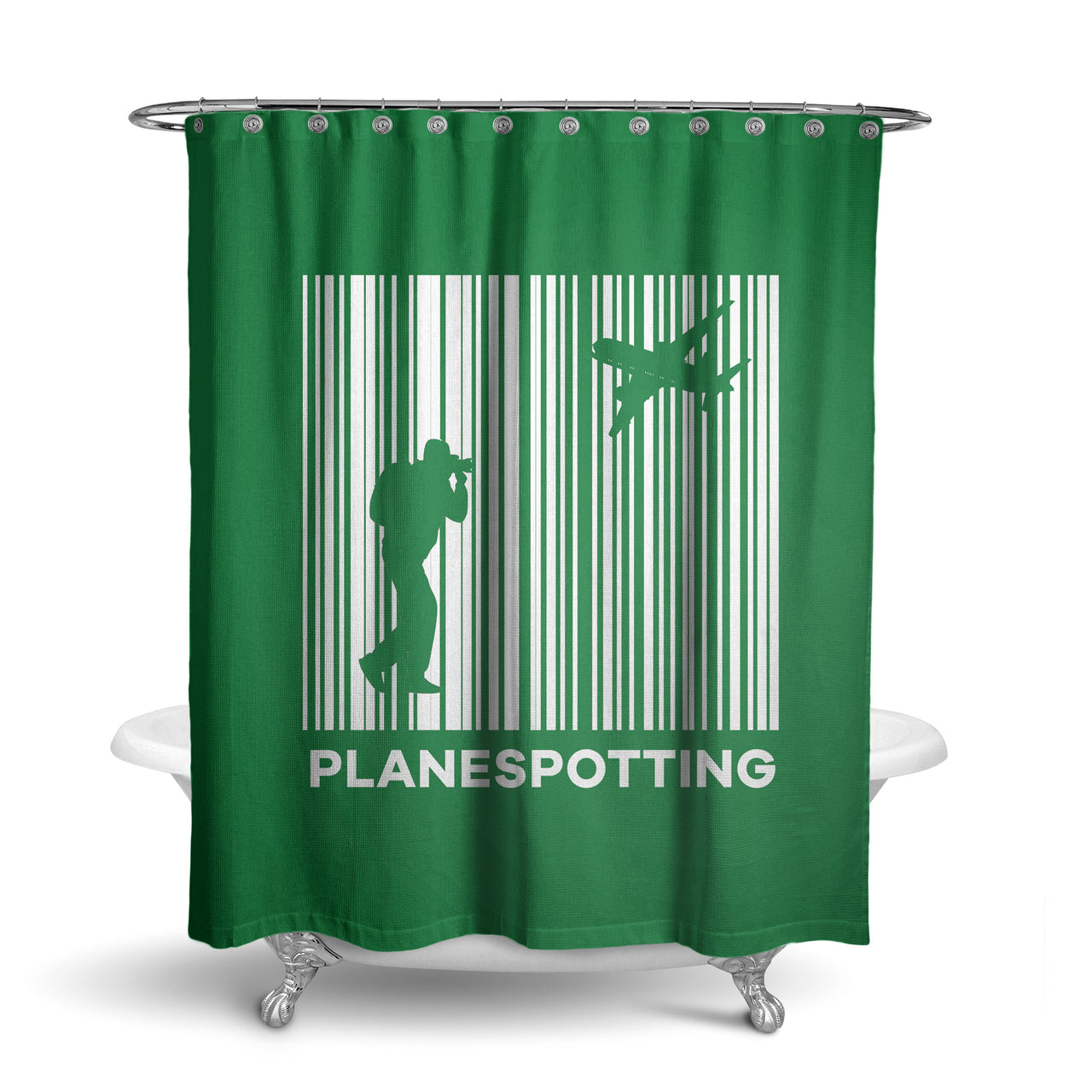Planespotting Designed Shower Curtains