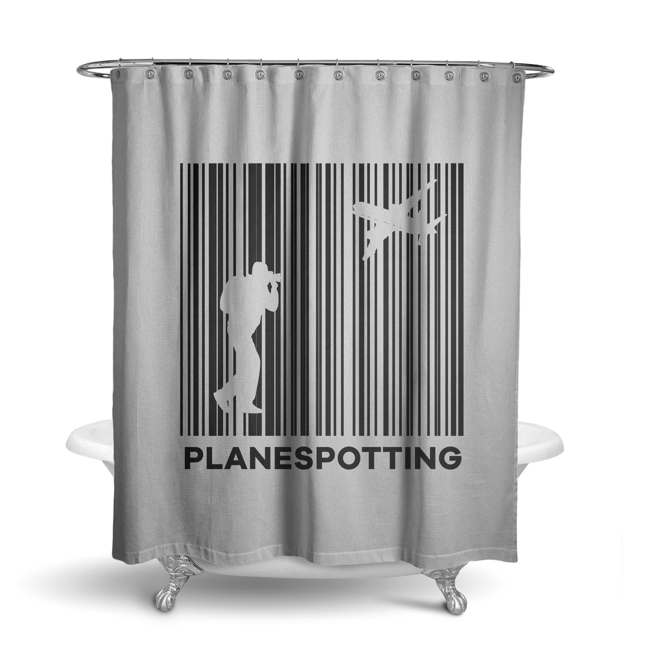 Planespotting Designed Shower Curtains