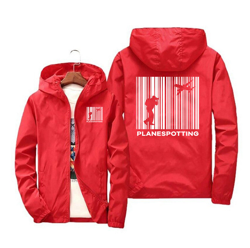 Planespotting Designed Windbreaker Jackets
