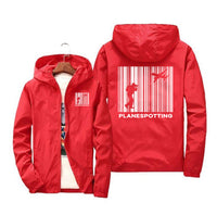 Thumbnail for Planespotting Designed Windbreaker Jackets