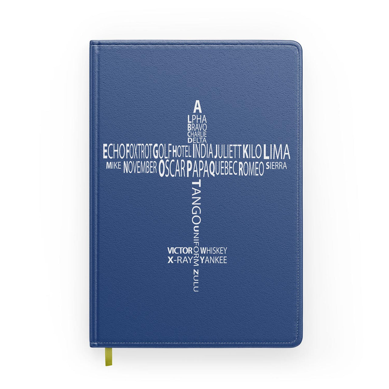Propeller Shape Aviation Alphabet Designed Notebooks