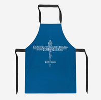 Thumbnail for Propeller Shape Aviation Alphabet Designed Kitchen Aprons