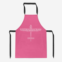 Thumbnail for Propeller Shape Aviation Alphabet Designed Kitchen Aprons