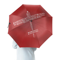 Thumbnail for Propeller Shape Aviation Alphabet Designed Umbrella