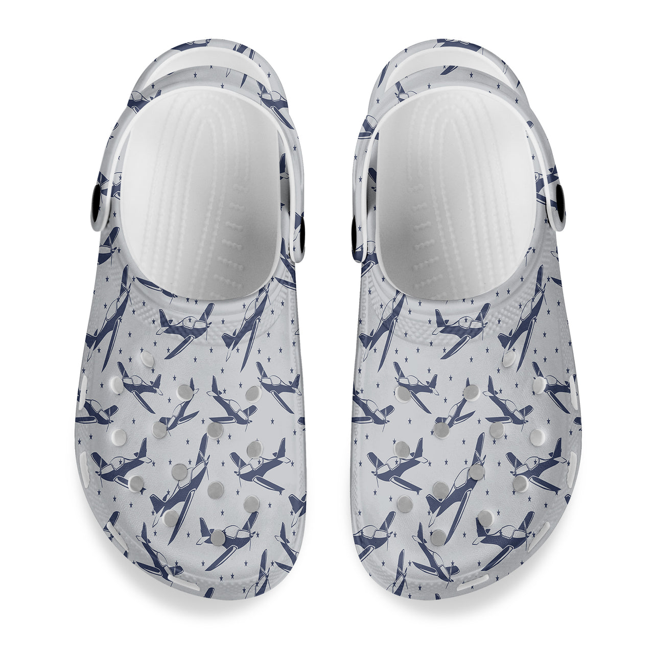 Propellers & Stars Designed Hole Shoes & Slippers (MEN)