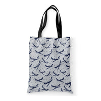 Thumbnail for Propellers & Stars Designed Tote Bags