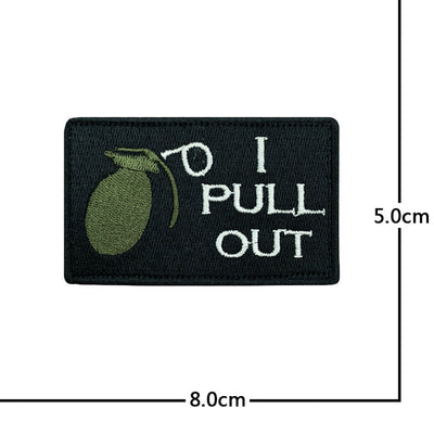 Tactical (3) Embroidery aviation design patch in embroidered fabric.