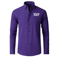 Thumbnail for Boeing 737 & Text Designed Long Sleeve Shirts