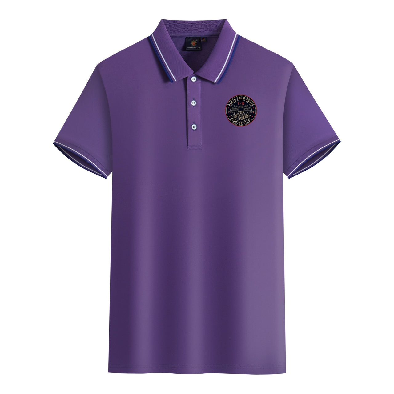 Fighter Jet 16 - Death From Above Designed Stylish Polo T-Shirts