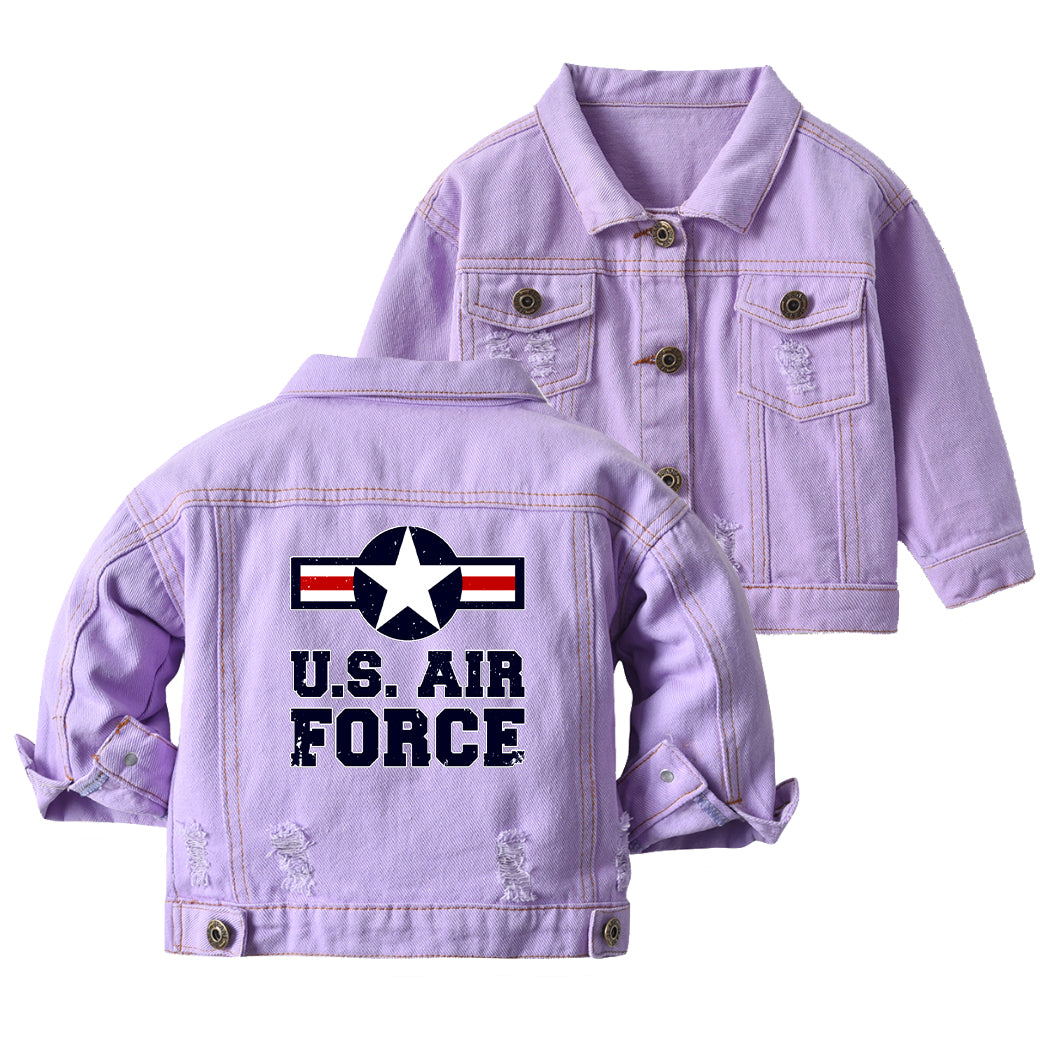 US Air Force Designed Children Denim Jackets