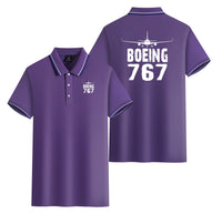 Thumbnail for Boeing 767 & Plane Designed Stylish Polo T-Shirts (Double-Side)