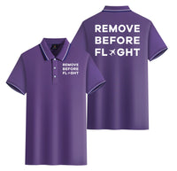Thumbnail for Remove Before Flight Designed Stylish Polo T-Shirts (Double-Side)