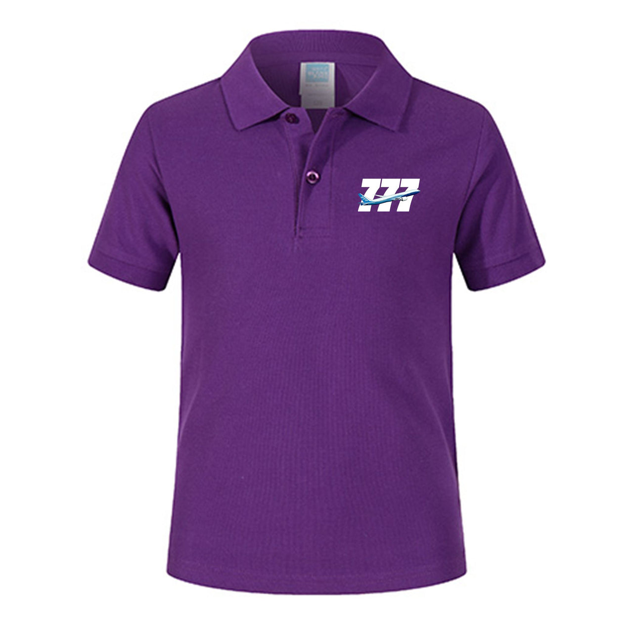 Super Boeing 777 Designed Children Polo T-Shirts