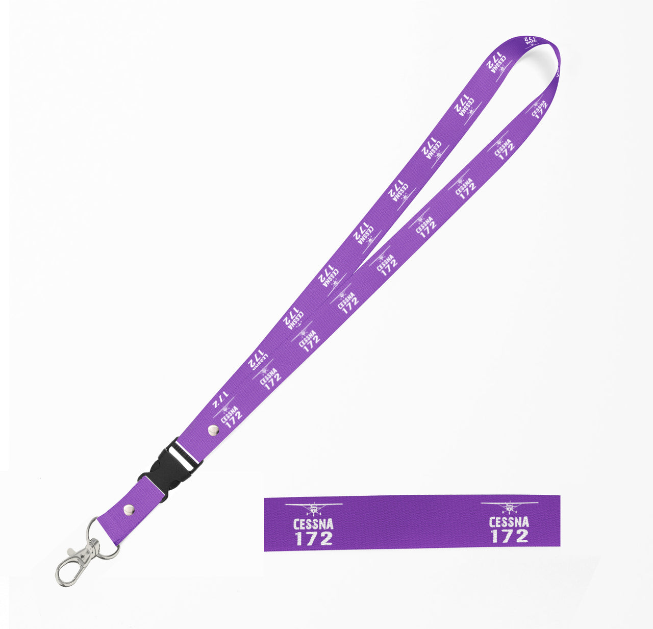 Cessna 172 & Plane Designed Detachable Lanyard & ID Holders