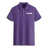 Thumbnail for Piper & Text Designed Stylish Polo T-Shirts