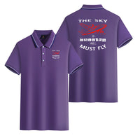 Thumbnail for The Sky is Calling and I Must Fly Designed Stylish Polo T-Shirts (Double-Side)