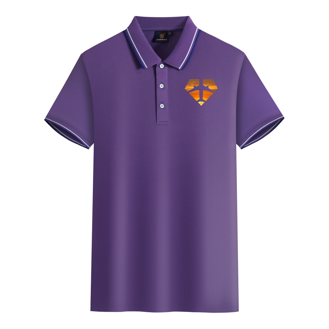 Supermen of The Skies (Sunset) Designed Stylish Polo T-Shirts