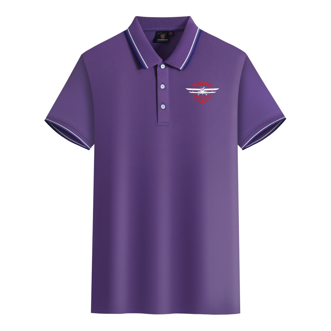 Born To Fly Designed Designed Stylish Polo T-Shirts