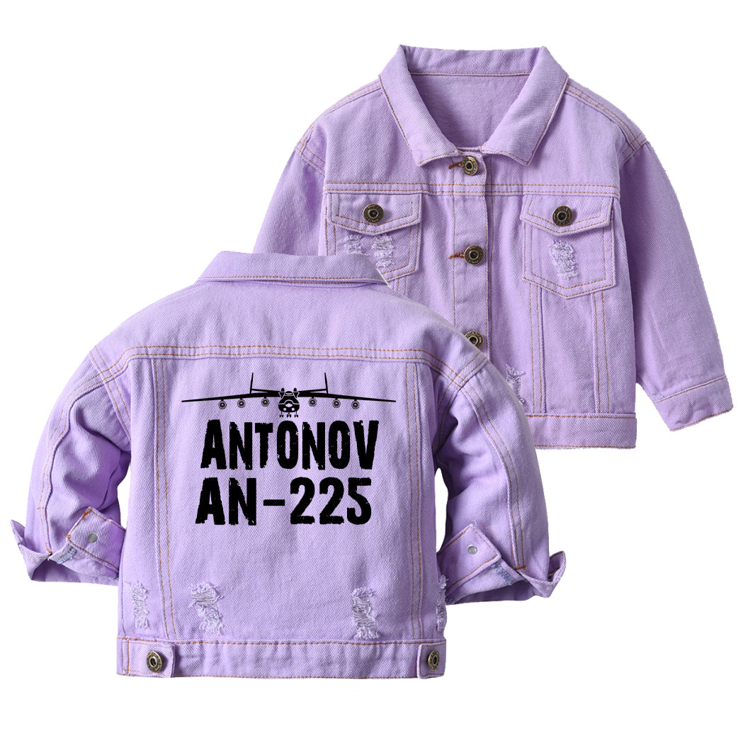 Antonov AN-225 & Plane Designed Children Denim Jackets