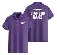 Thumbnail for Diamond DA42 & Plane Designed Stylish Polo T-Shirts (Double-Side)