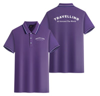 Thumbnail for Travelling All Around The World Designed Stylish Polo T-Shirts (Double-Side)
