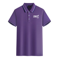 Thumbnail for Airbus A320 Printed Designed Stylish Polo T-Shirts