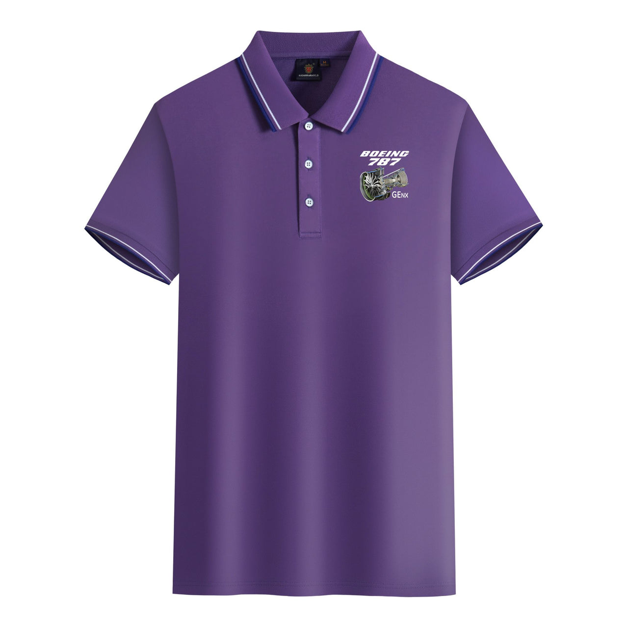 Boeing 787 & GENX Engine Designed Stylish Polo T-Shirts