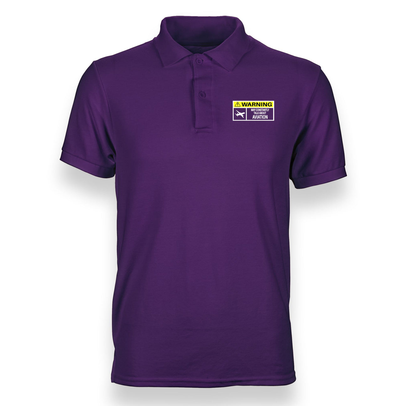 Warning May Constantly Talk About Aviation Designed "WOMEN" Polo T-Shirts