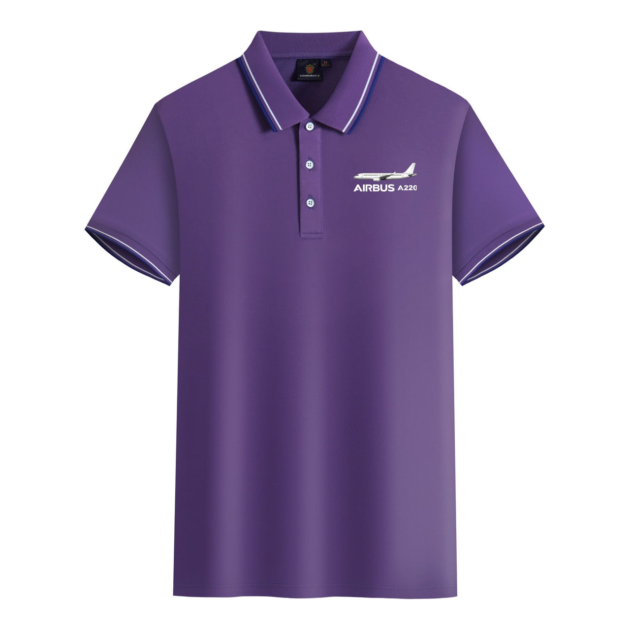 The Airbus A220 Designed Stylish Polo T-Shirts