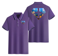 Thumbnail for Supermen of The Skies (Sunrise) Designed Stylish Polo T-Shirts (Double-Side)