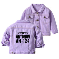 Thumbnail for Antonov AN-124 & Plane Designed Children Denim Jackets