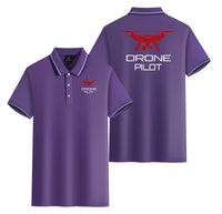 Thumbnail for Drone Pilot Designed Stylish Polo T-Shirts (Double-Side)