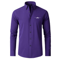 Thumbnail for Boeing 777 Silhouette Designed Long Sleeve Shirts