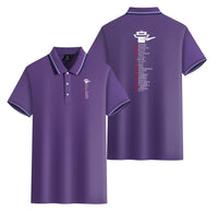 Thumbnail for Aviation Alphabet Designed Stylish Polo T-Shirts (Double-Side)