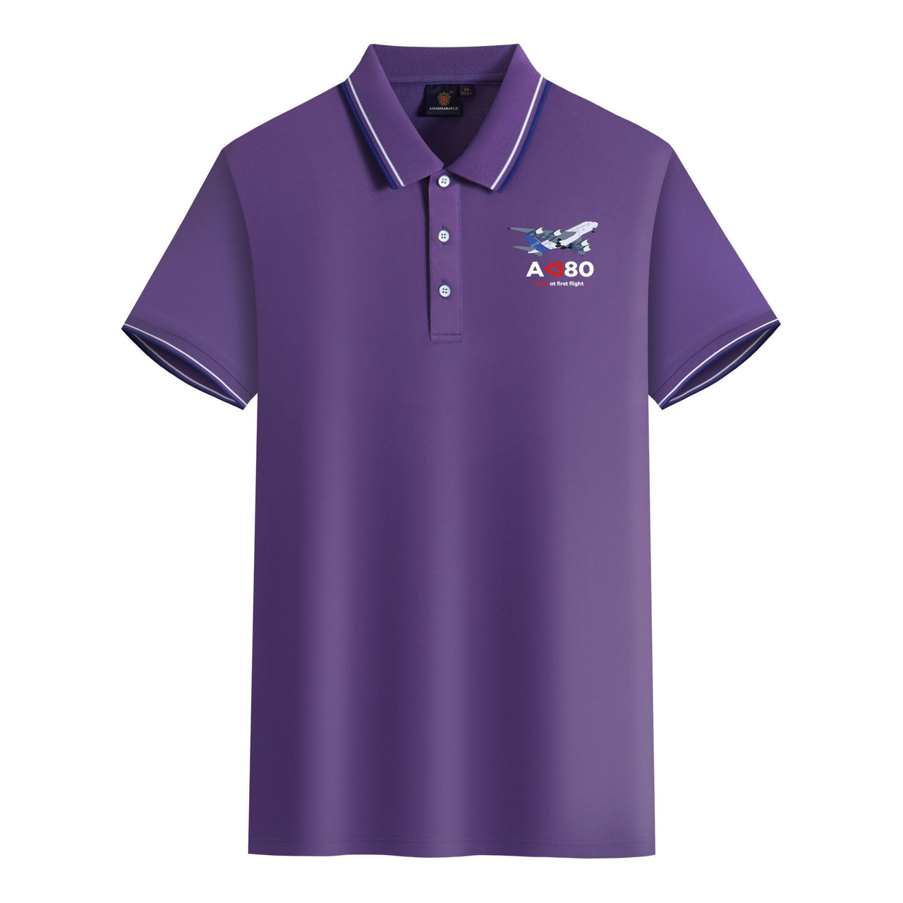Airbus A380 Love at first flight Designed Stylish Polo T-Shirts