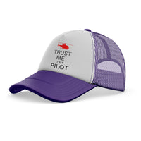 Thumbnail for Trust Me I'm a Pilot (Helicopter) Designed Trucker Caps & Hats