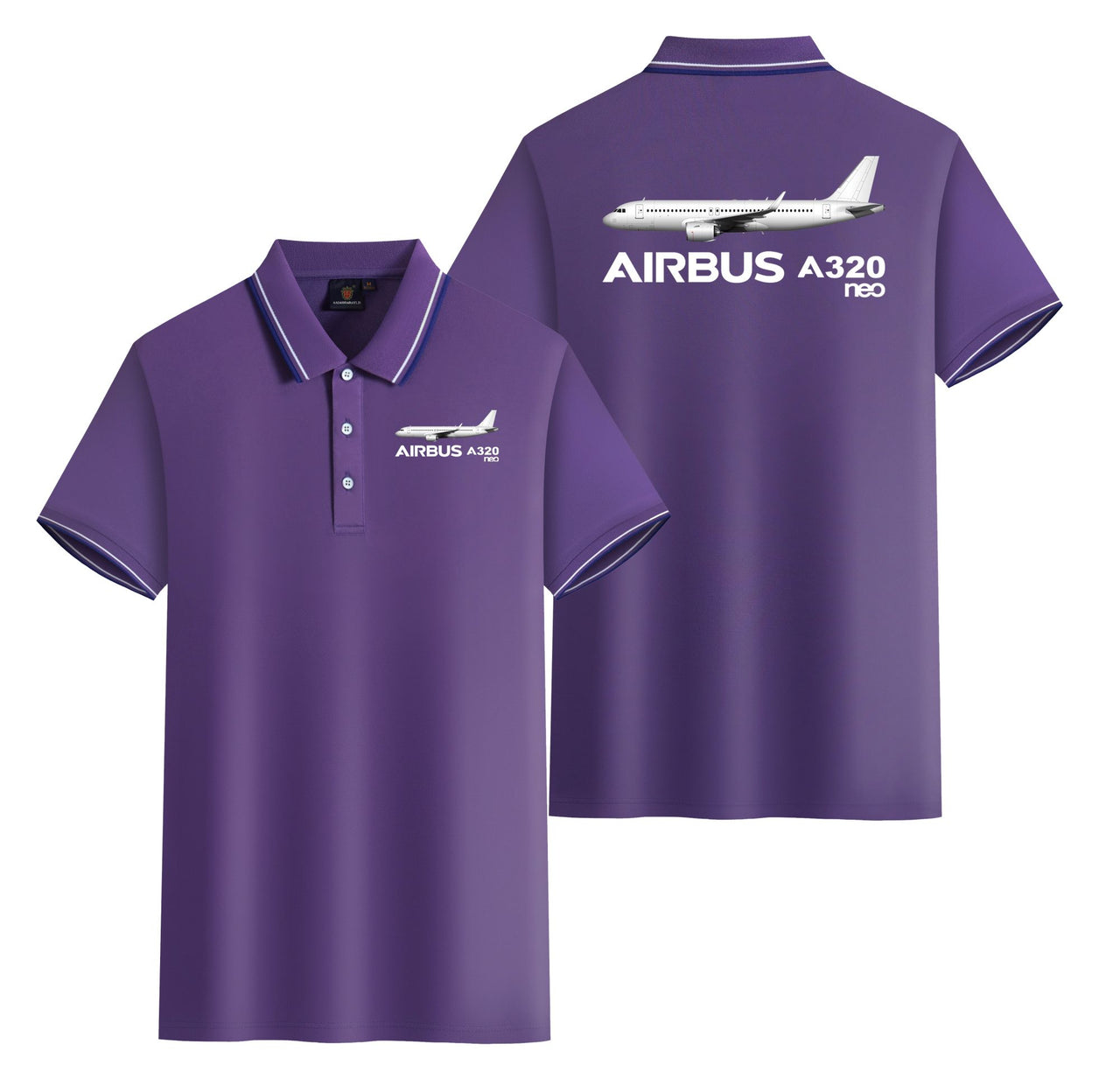 The Airbus A320Neo Designed Stylish Polo T-Shirts (Double-Side)